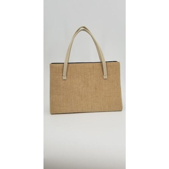 Caron Vintage Houston Texas Hand Bag purse Florals Top handle Beaded  Tapestry - Picture 2 of 10